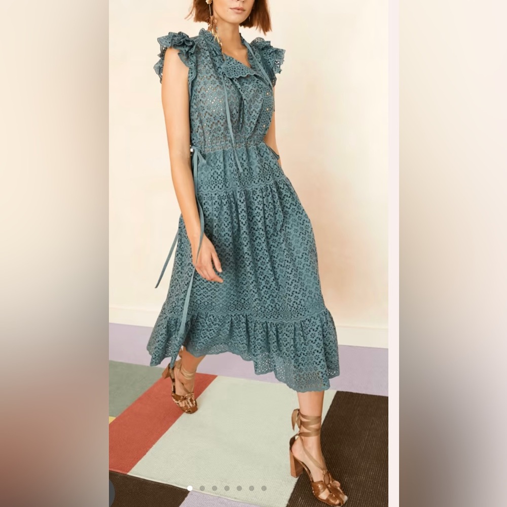 Ulla Johnson Lucille Dress Atlantic Size 8
